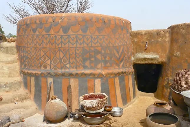 النمط الافريقي للمنازل